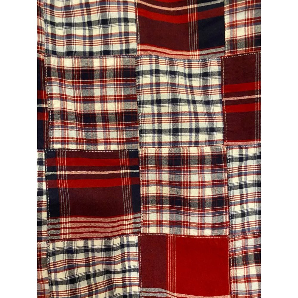 Croft & Barrow Classic Skort Womens US 14 Crab Bake Red Patchwork Stretch Preppy - Picture 5 of 16